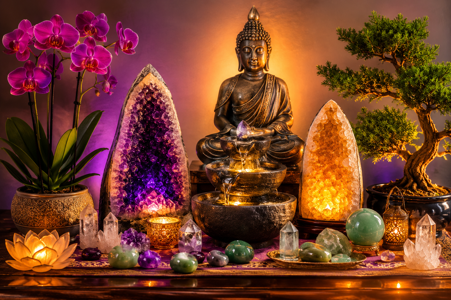 Sacred cleansing crystals